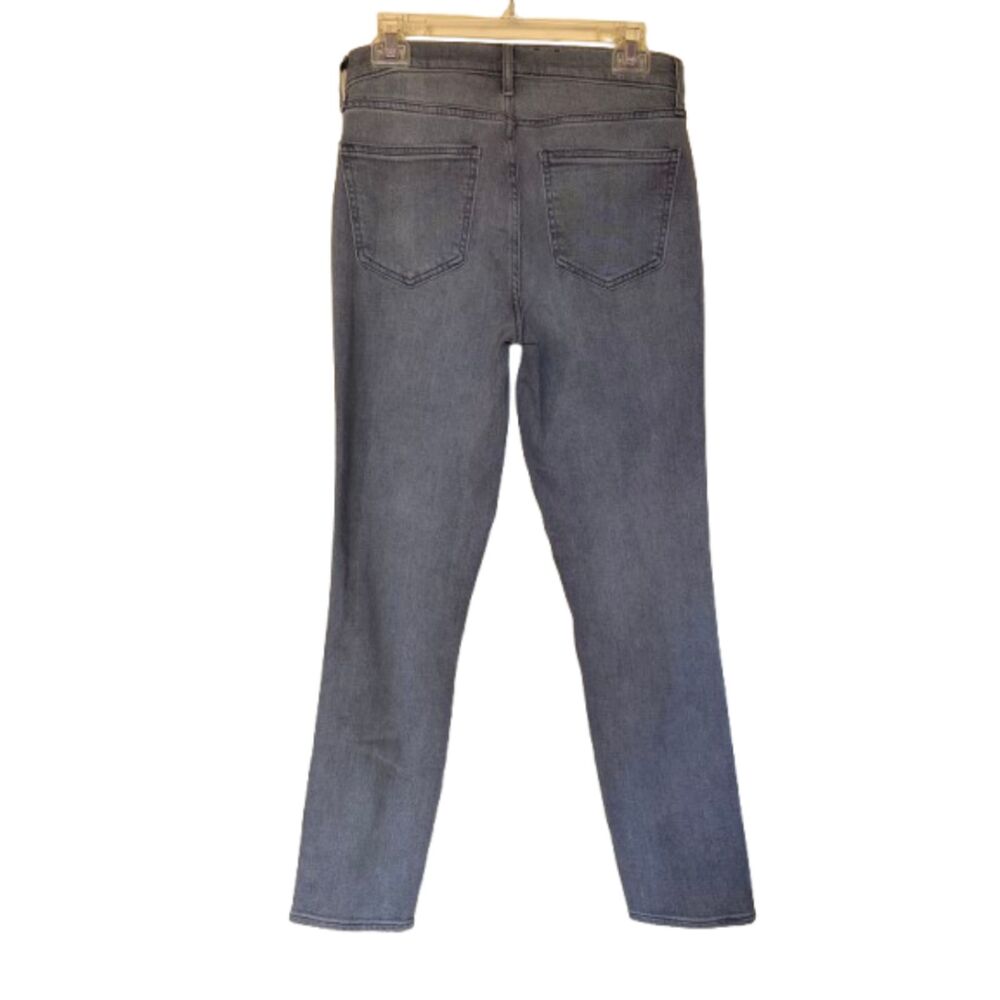 Gap Vintage Slim Mid Rise Jeans Size 28/6 Tall Gray Wash Stretch Denim - Picture 4 of 8